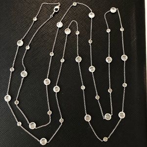 Nadri Opera Length Necklace, 52 inches.